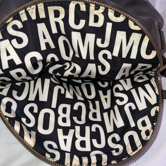 Marc by Marc Jacobs Dark Gray Leather Bag Adjustable Strap Gold Hardware Pebble - Picture 16 of 16